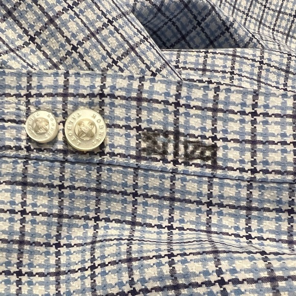 Robert Talbott long sleeve button down men’s shirt. Size M - Picture 7 of 7